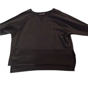 Hippie Rose Black Sweatshirt